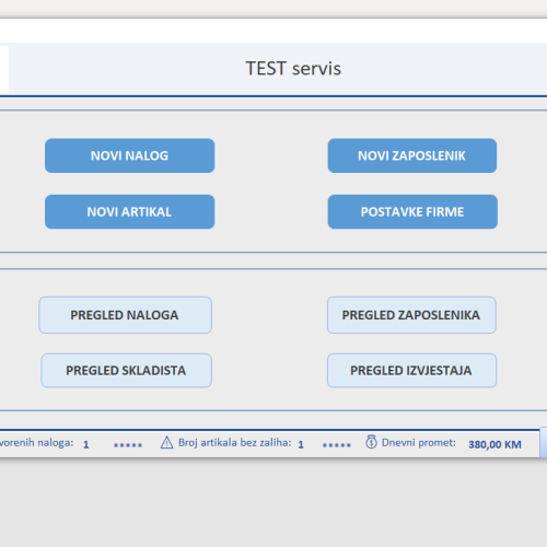 Poslovni program za male obrte i biznise
